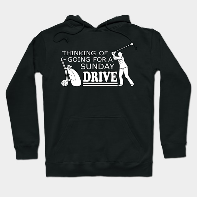 Funny Golf design Hoodie by Unusual Choices